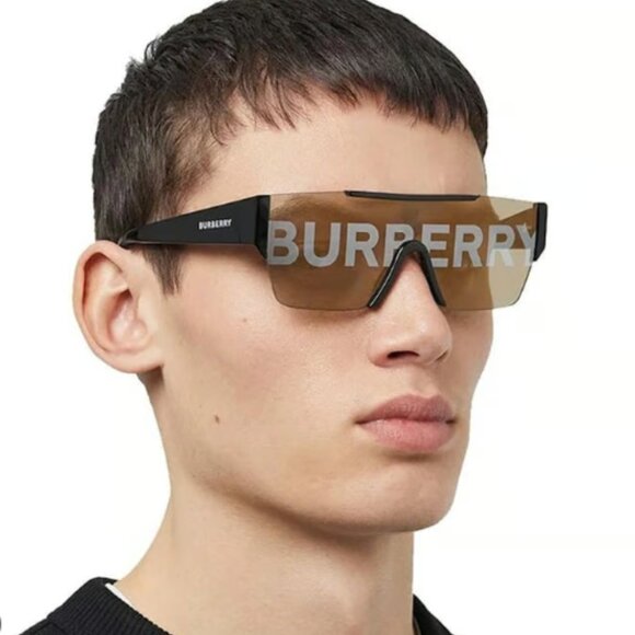 NEW BURBERRY BE4291 3001/G UNISEX SHIELD SUNGLASSES BURBERRY - Picture 7 of 12